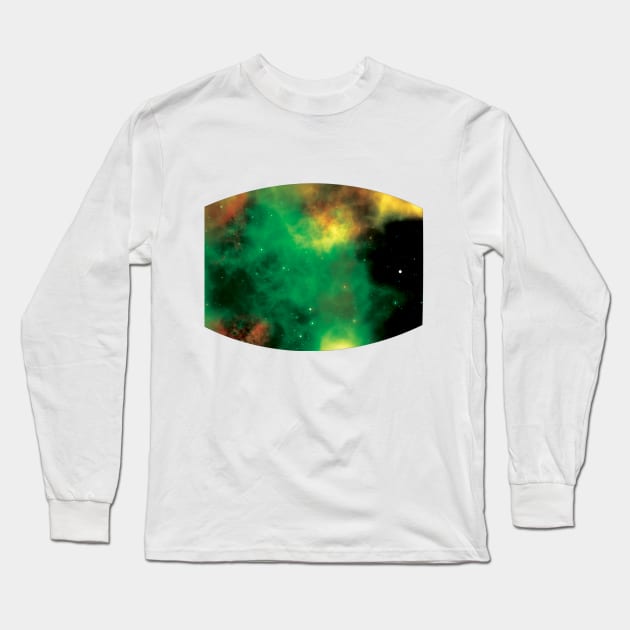 Green Jungle Galaxy Long Sleeve T-Shirt by KindlyHarlot